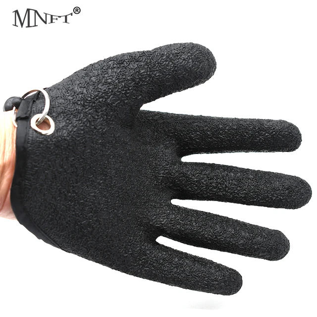 MNFT 1Pcs Fisherman Professional Catch Fish Gloves Cut&Puncture