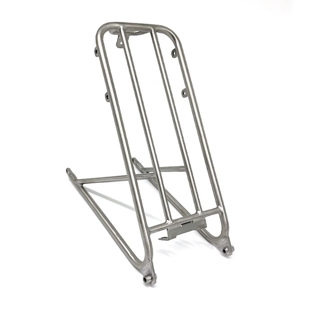

Titanium Alloy Bike Rear Shelf ForBrompton Racks Bicycle Accessories Bike Cargo Rack Shelf Adjustable Bike Cycling Cargo Luggue