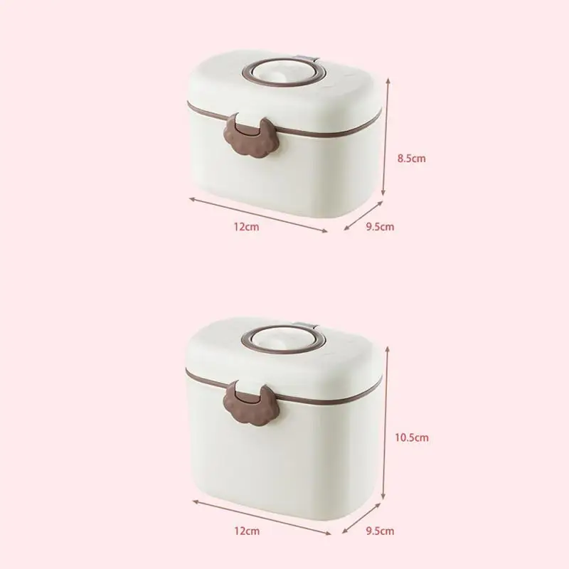 1PCS Milk Box Portable Out-packing Box Moisture-proof Sealed Multi-functional Storage Tank Food Supplement Fruit Packing