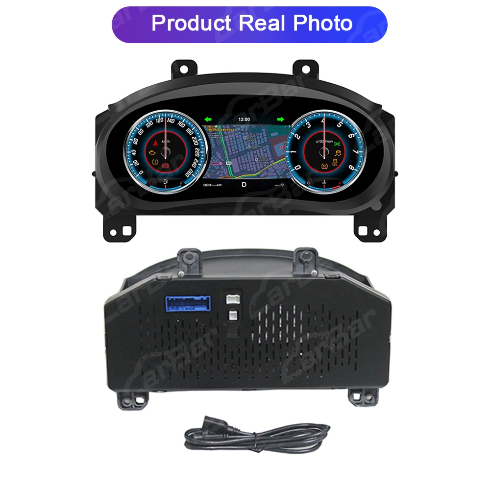 Carbar 12,3 "pantalla LCD para salpicadero para Chevrolet Malibu XL 2015-2022 generación grupo de instrumentos digitales para coche 6