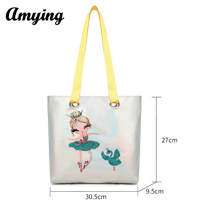 

2024 Girls' Storage Bag Children's Dance Bag Colorful Dance Bag Handheld Gift Bag Girl Music Handbag Art Cartoon New