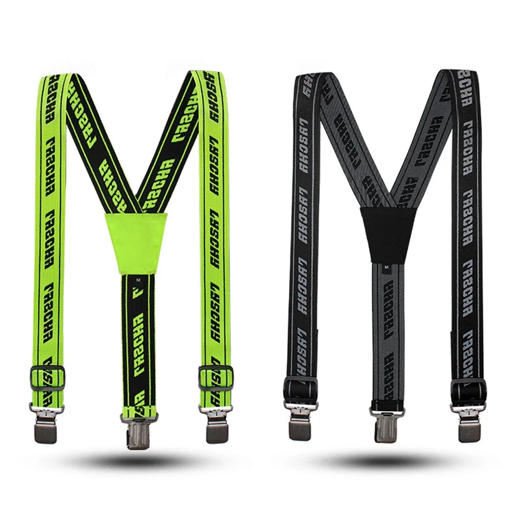 Elastic Motorcycle Y-back Riding Duty Braces Pant Suspenders Adjustable Straps For Motorbike Racing Pants Suspender