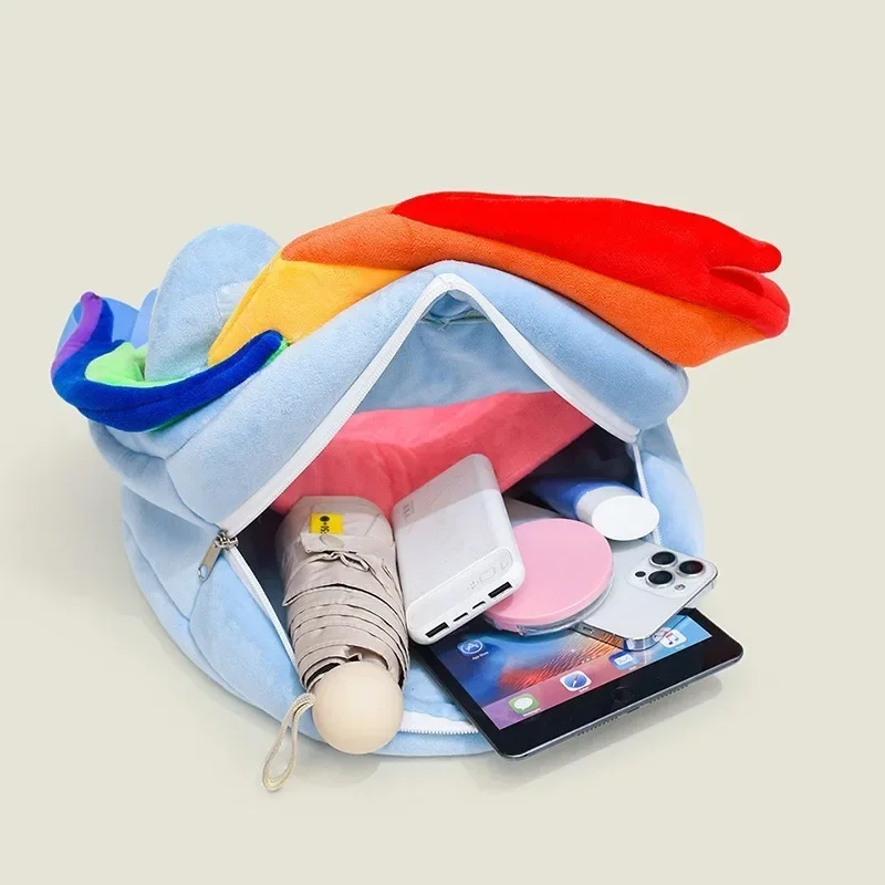My Little Pony Rainbow Dash Transparent Bag Plush Backpack Cute