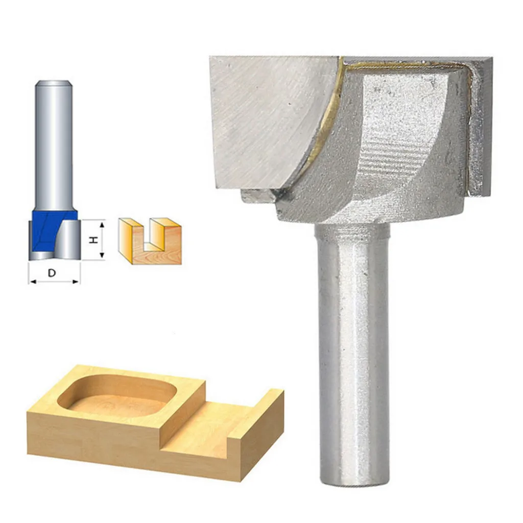 

Cleaning Bottom Router Bits 1/4 Inch Shank Cutter Up Surfacing Planing Tool