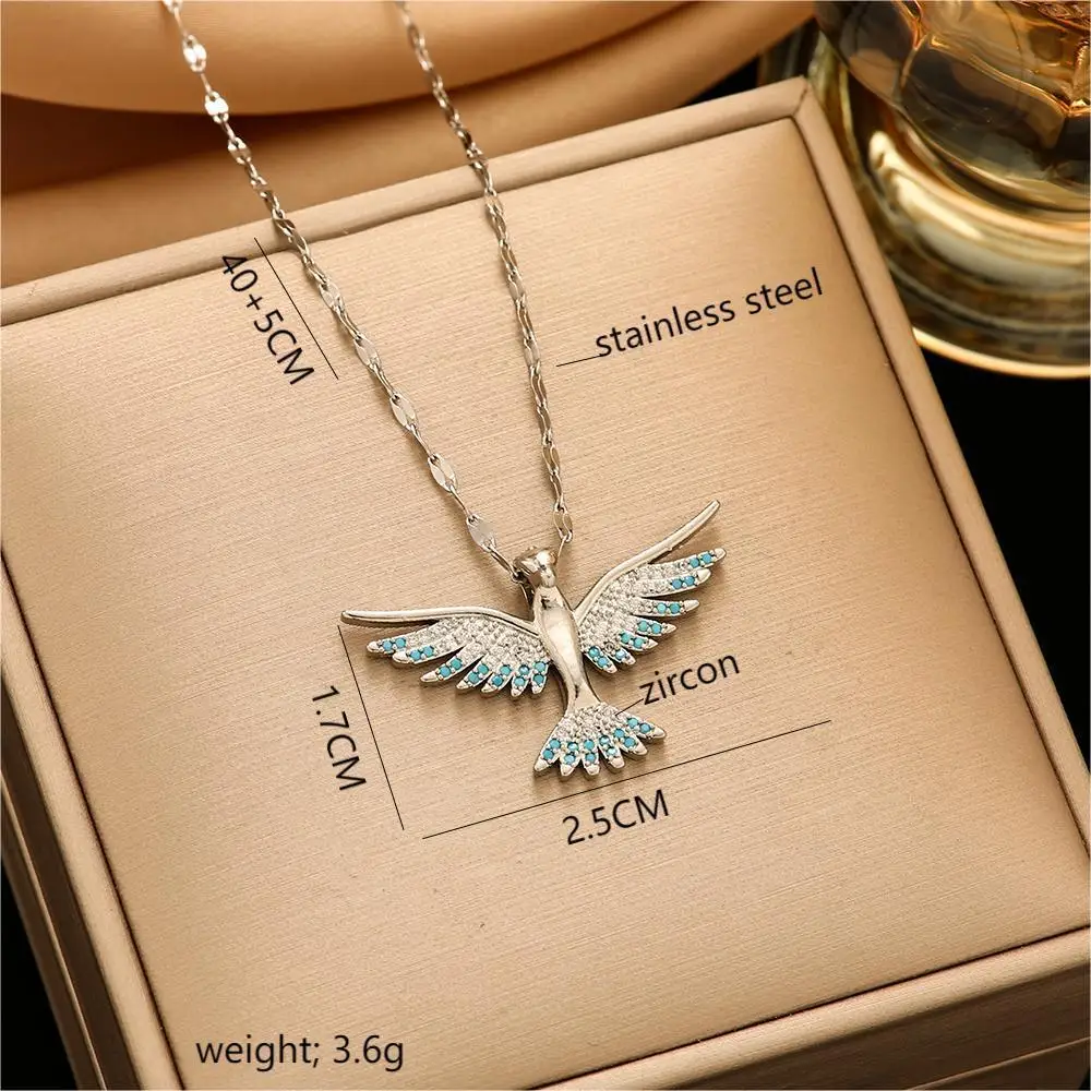 Trendy Phoenix Necklace Final View