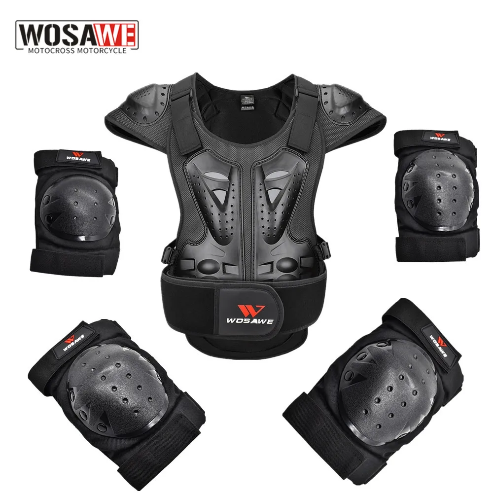 WOSAWEMotorcycleHighVisibilityReflectiveVestChestProtectorMotocrossRacingOffroad