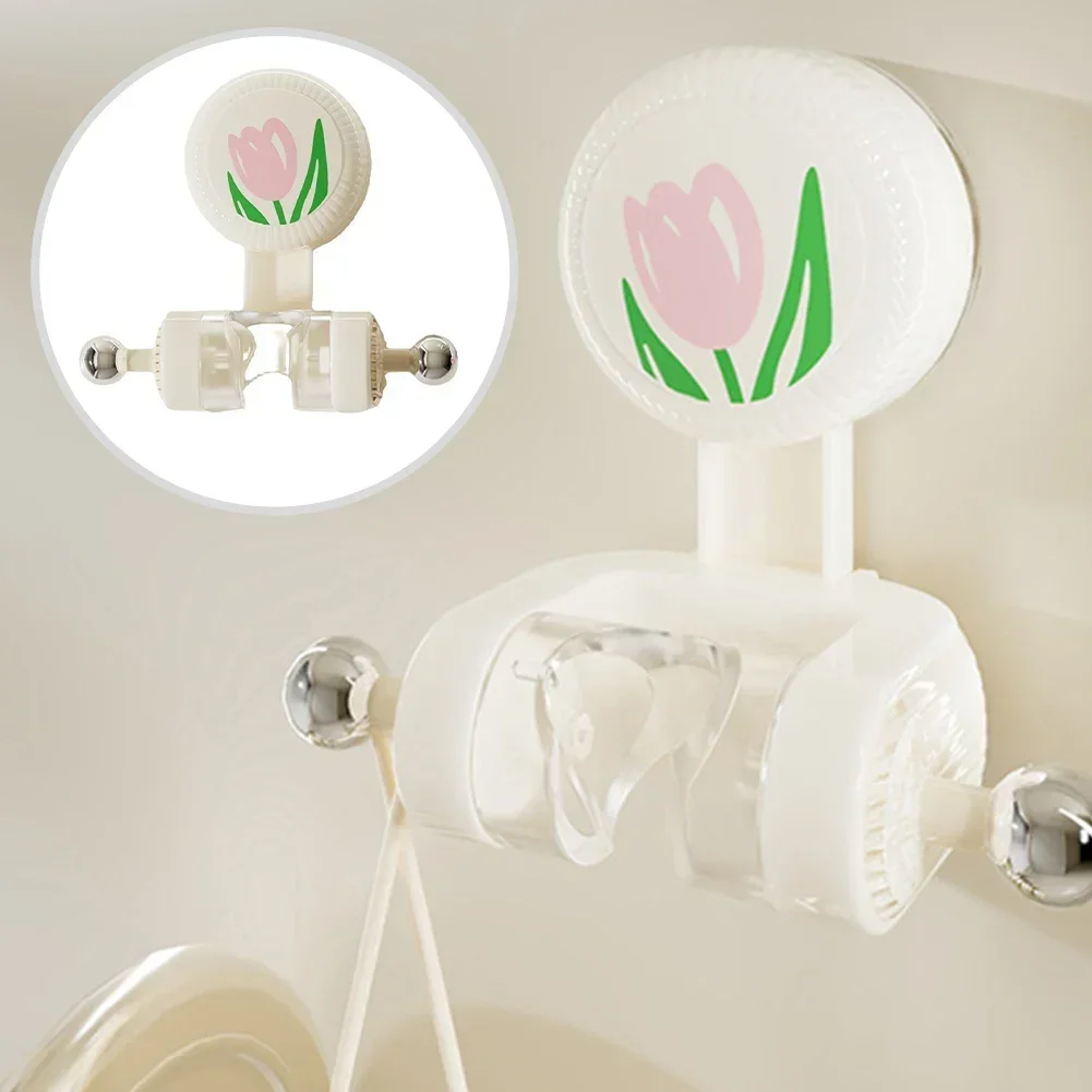 1pc Adjustable Suction Cup Bracket Bathroom Wall Mount Handheld Shower Head Holder Home Improvement Tools Accessories