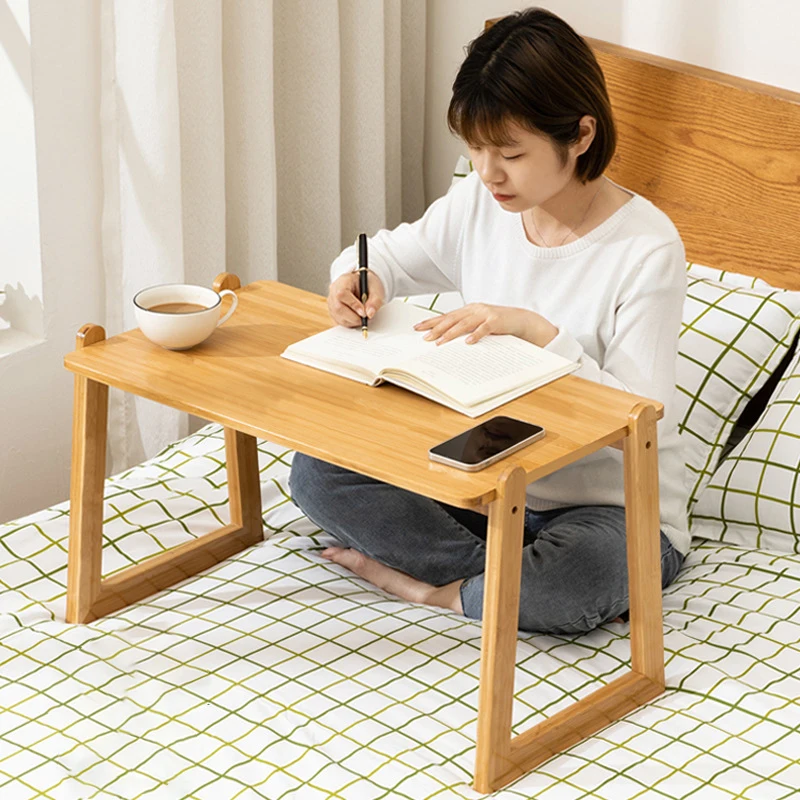 Multi-Functional Home Bedroom Student Computer Desk Bed PC Lapdesk Table Stand Serving Table