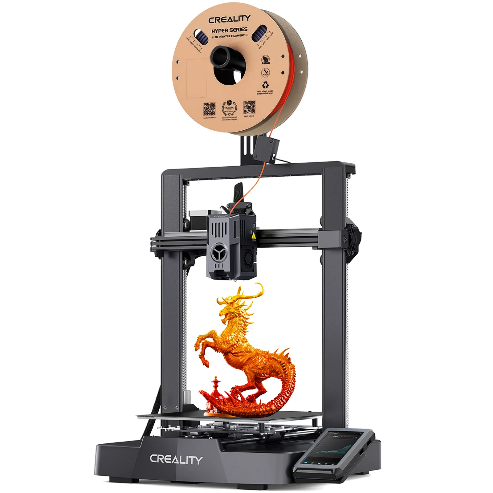 

Creality Ender 3 V3 KE 3D Printer, 500mm/s High-Speed Printing, X-axis Linear Rail, Print Size 8.66*8.66*9.84in