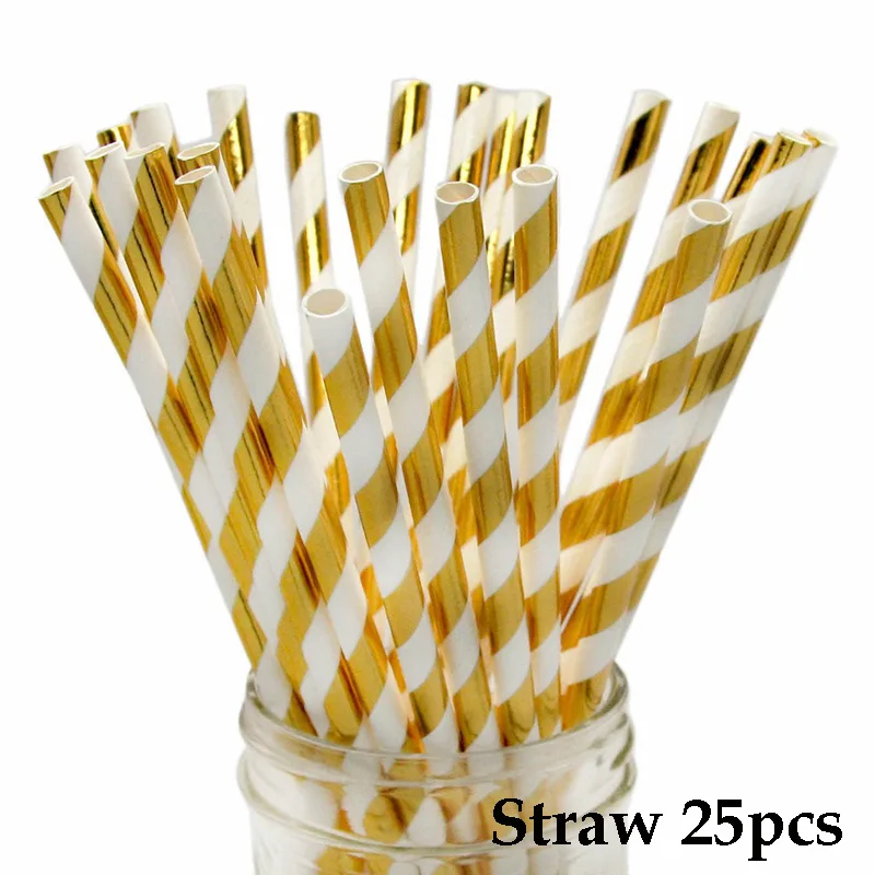 25pcs straws