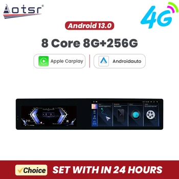 12.3'' Dual Screen for BMW 5 Series 2011-2017 To 2024 Digital Cluster Large Screen Navigation Apple Carplay Car Radio DSP BT GPS