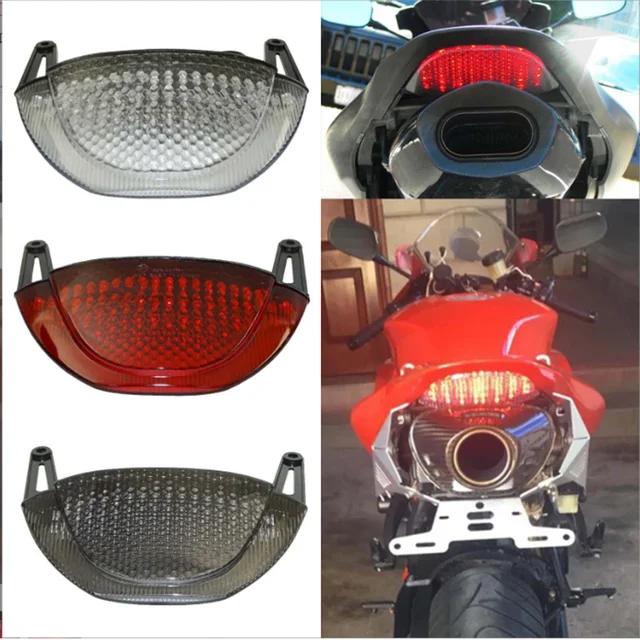Luz Trasera LED Motocicleta - Ahumada, Intermitente Secuencial, Para Honda CBR 600RR 2007-2012
