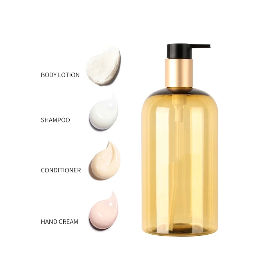 250/500ml Large Capacity Dispenser Bottle Liquid Lotion Shampoo Soap Press Bottles Hotel Travel Refillable Portable Bottle 4