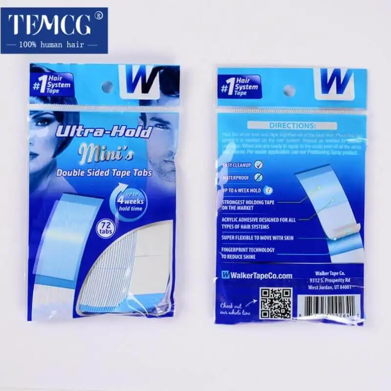 36pcs/lot Tape For Toupee Men Lace Front Blue Wig Tape Double Sided Tape For Toupee/Lace Wig Hair System Adhesive Tape