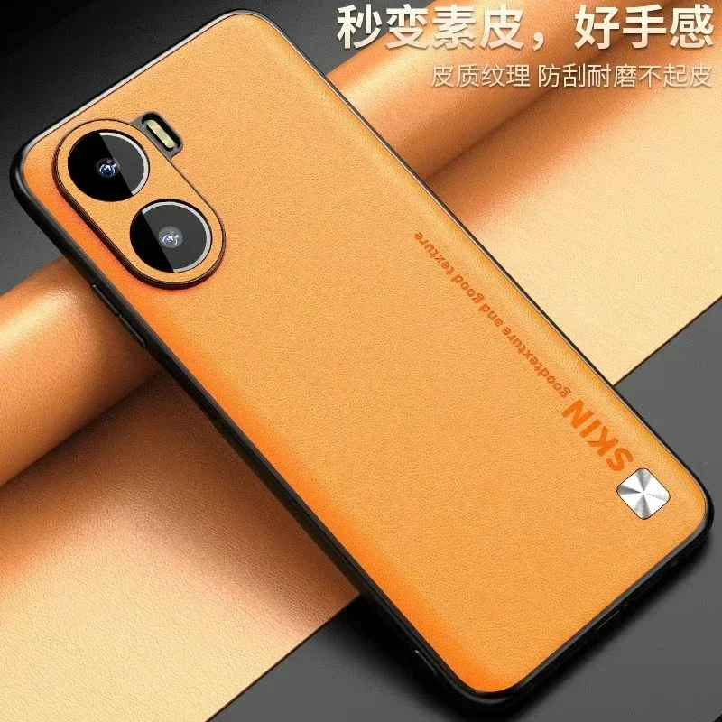 Luxury Leather Silicone Shockproof Matte Bumper Protective Back Case