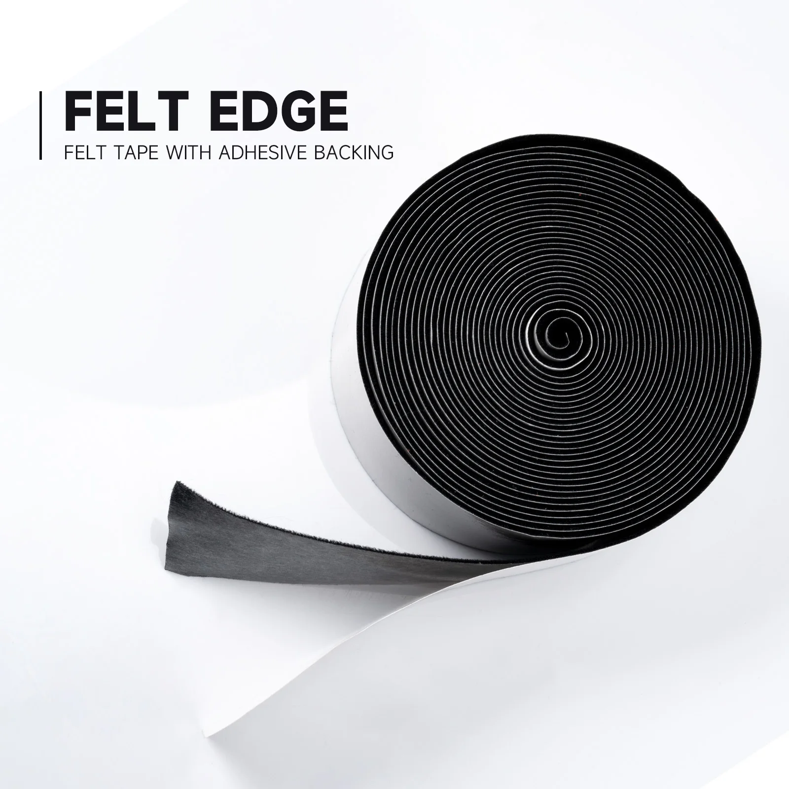 EHDIS 500CM Carbon Fiber Fabric Felt Cloth Tape For Card Scraper Window Tints Film Plastic Squeegee Vinyl Car Wrap Cleaning Tool
