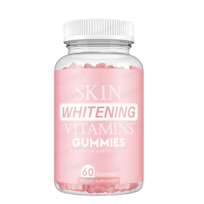 1 Bottle 60 Pills Glutathione Gummies Brightening Gummies Skin Whitening Vitamin Gummy Bears