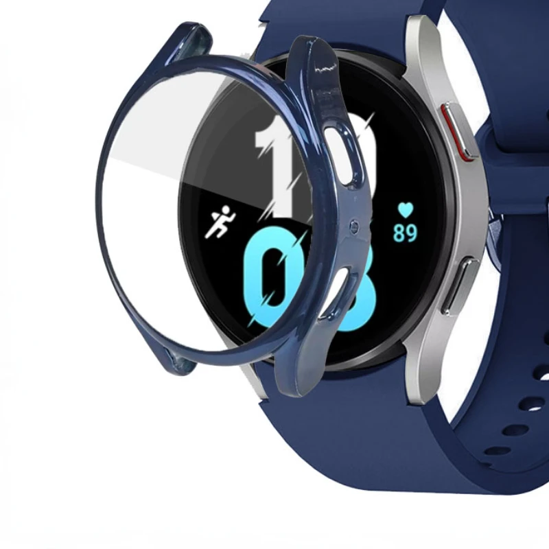 Durable TPU Full Screen Protector Bumper for Samsung Galaxy Watch - Soft Protective Case