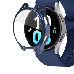 Durable TPU Full Screen Protector Bumper for Samsung Galaxy Watch - Soft Protective Case (Midnight blue)