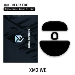 UnusualWaySports Magic Ice Silver Black Fox Mouse Skates - Enhanced Curve Edge Glides (XM2 WE BlackFox)