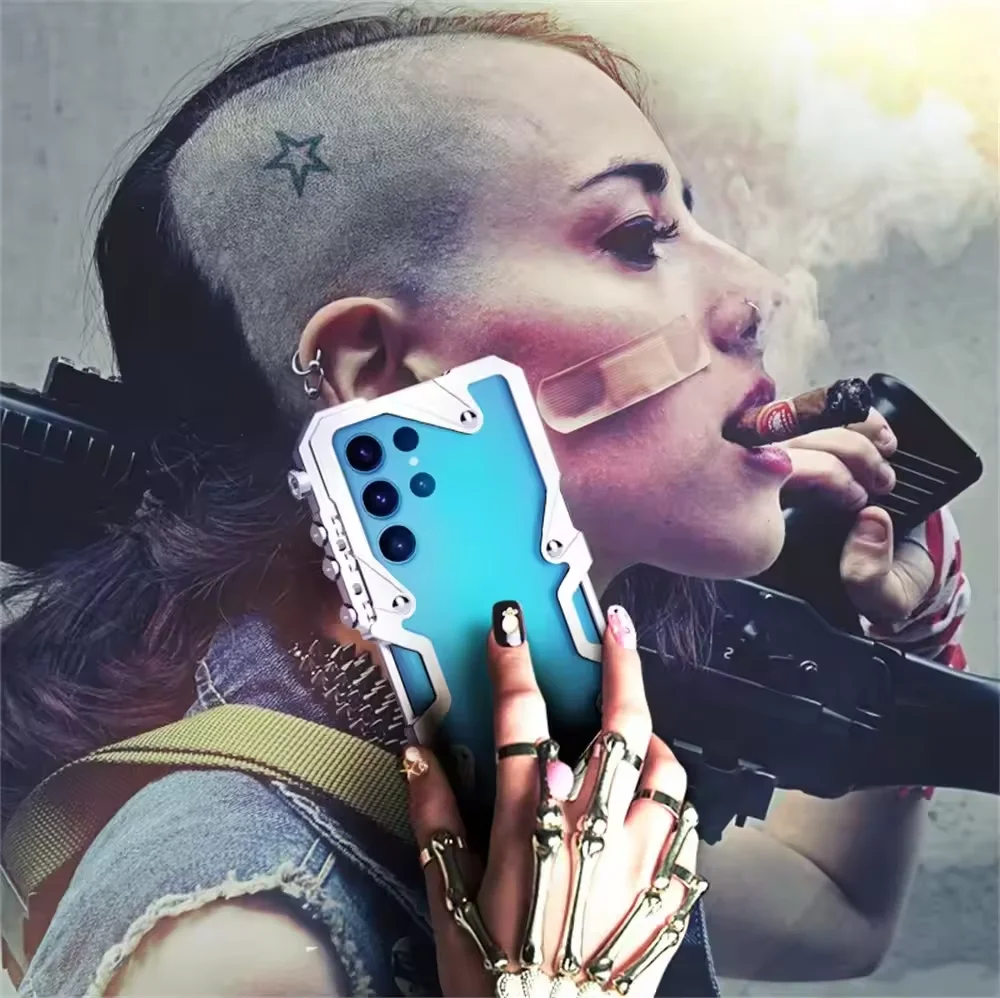 Luxury Aluminum Metal Bumper Shockproof Phone Case Cover