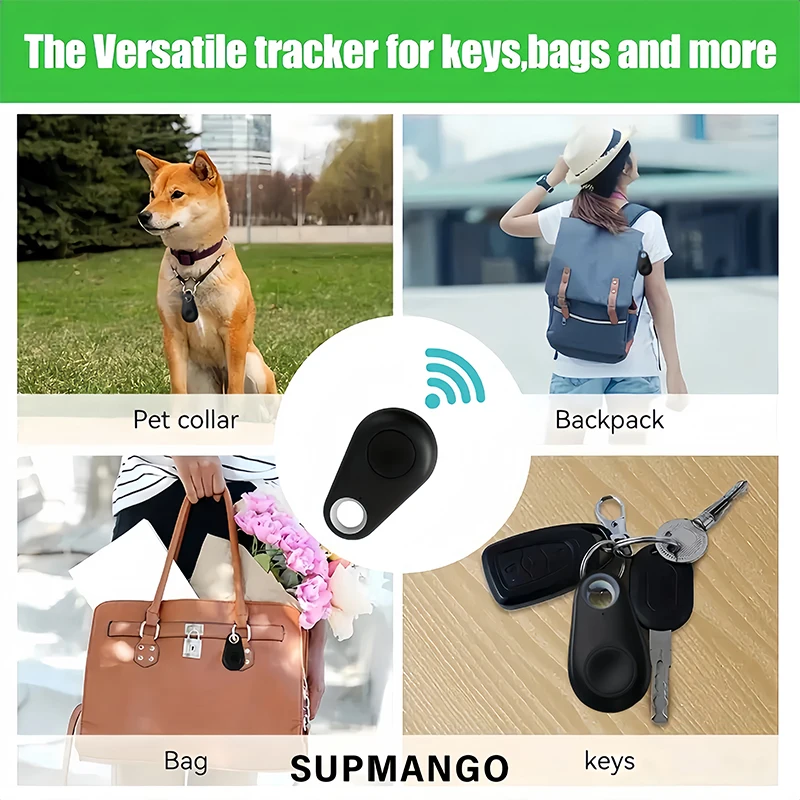 GPS Bluetooth Tracker Mini GPS Mobile BT Anti-Lost Tracker Two-way Positioning IOS Android Smart Locator Accessory Find Pets Children Wallets