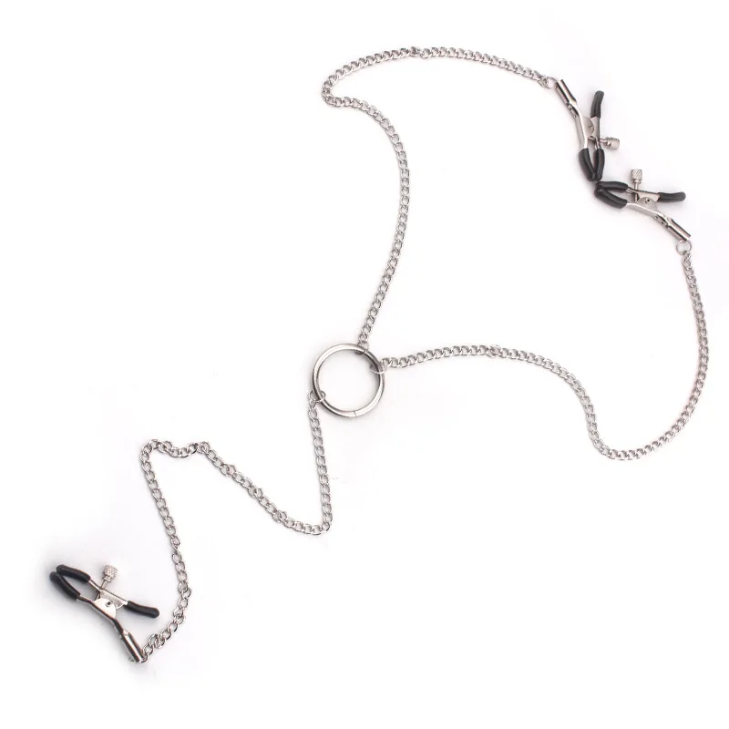 Adult Sex Games Toys For Woman Couples Metal Nipple Clamps Slave Collar Bdsm Sex Bondage Slave Erotic Accessories Products