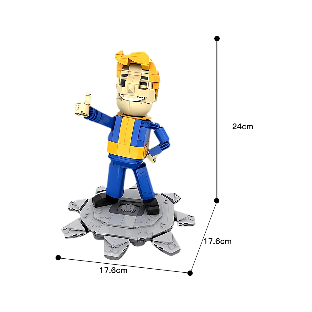 Figurine Vault Boy Fallot à construire
