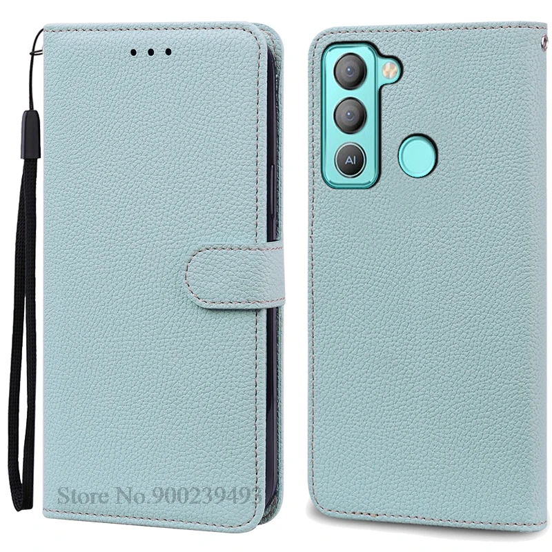 Leather Wallet Flip Phone Case - Protective Bumper Shell and Stylish Cover