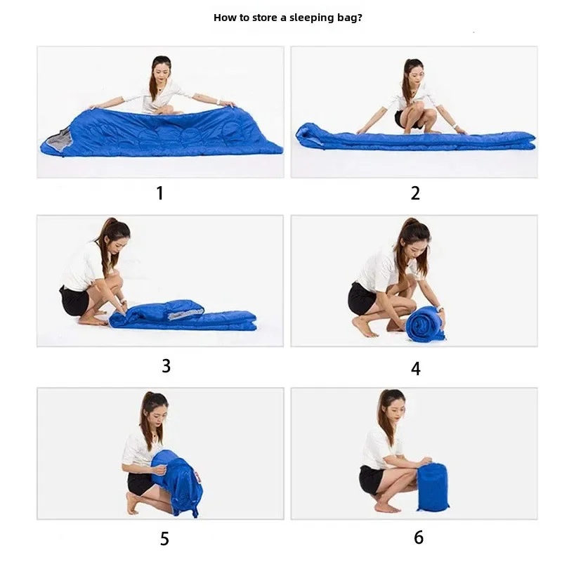 Cold Temperature Winter Sleeping Bag Down Sleeping Bag Winter Camping Double -5&deg;C