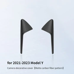 Tesla Vane Side Camera Decorative Scratch Protection Strips, 2 - Piece Set (2021 - 2023 Model Y)