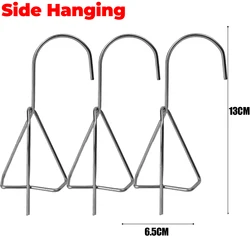 Stainless Steel Plant Hanger Hooks for Home and Garden Decoration (Side Hanging)
