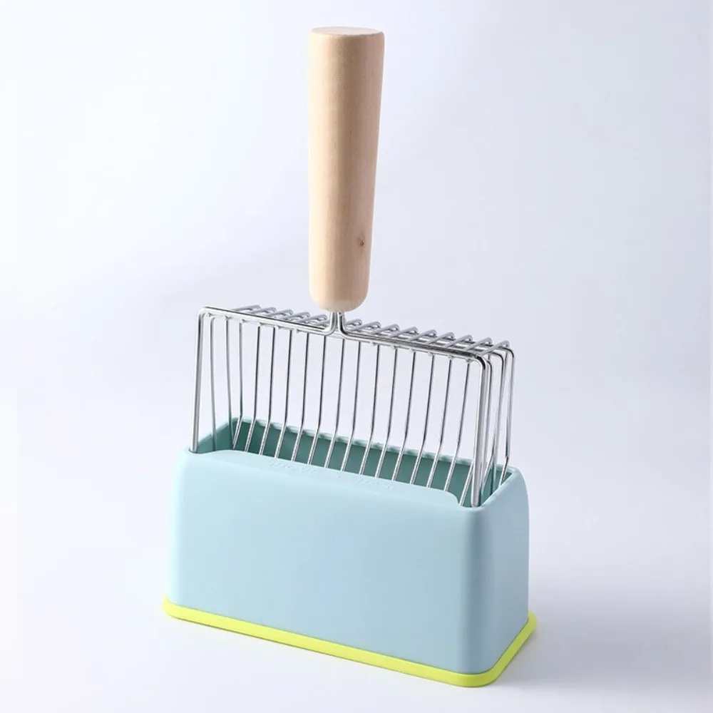 Cat Litter Shovel Set Large Wooden Handle Cat Toilet Cleaning Poop Scoop Tools Pet Cleaning Accessories Supplies_voghion.com