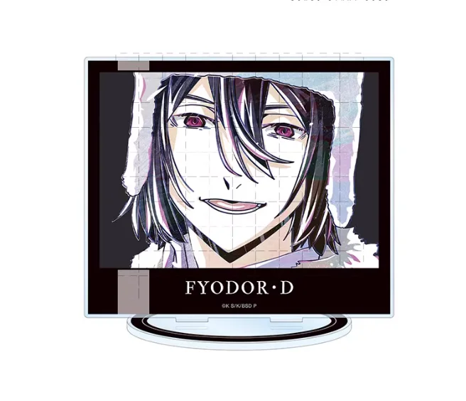 16 스타일 게임 Fyodor·D 아크릴 스탠드 인형 애니메이션 피규어 모델 플레이트 코스프레 장난감 선물용