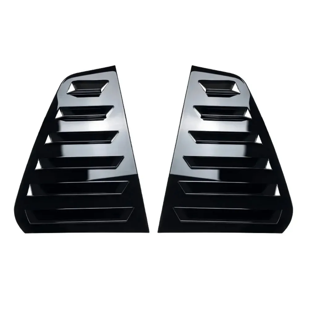폭스바겐 골프 7 MK7 MK7.5 GTI R-라인 2013-2019용 리어 쿼터 윈도우 루버 커버 스티커 윈드 디플렉터 UV 차단