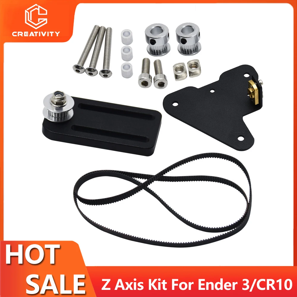 Kit de Correia Dentada do Eixo z para Impressora 3d Ender3 Cr10 Correia Dentada Acessórios Impressos 3d 622 mm 752 mm