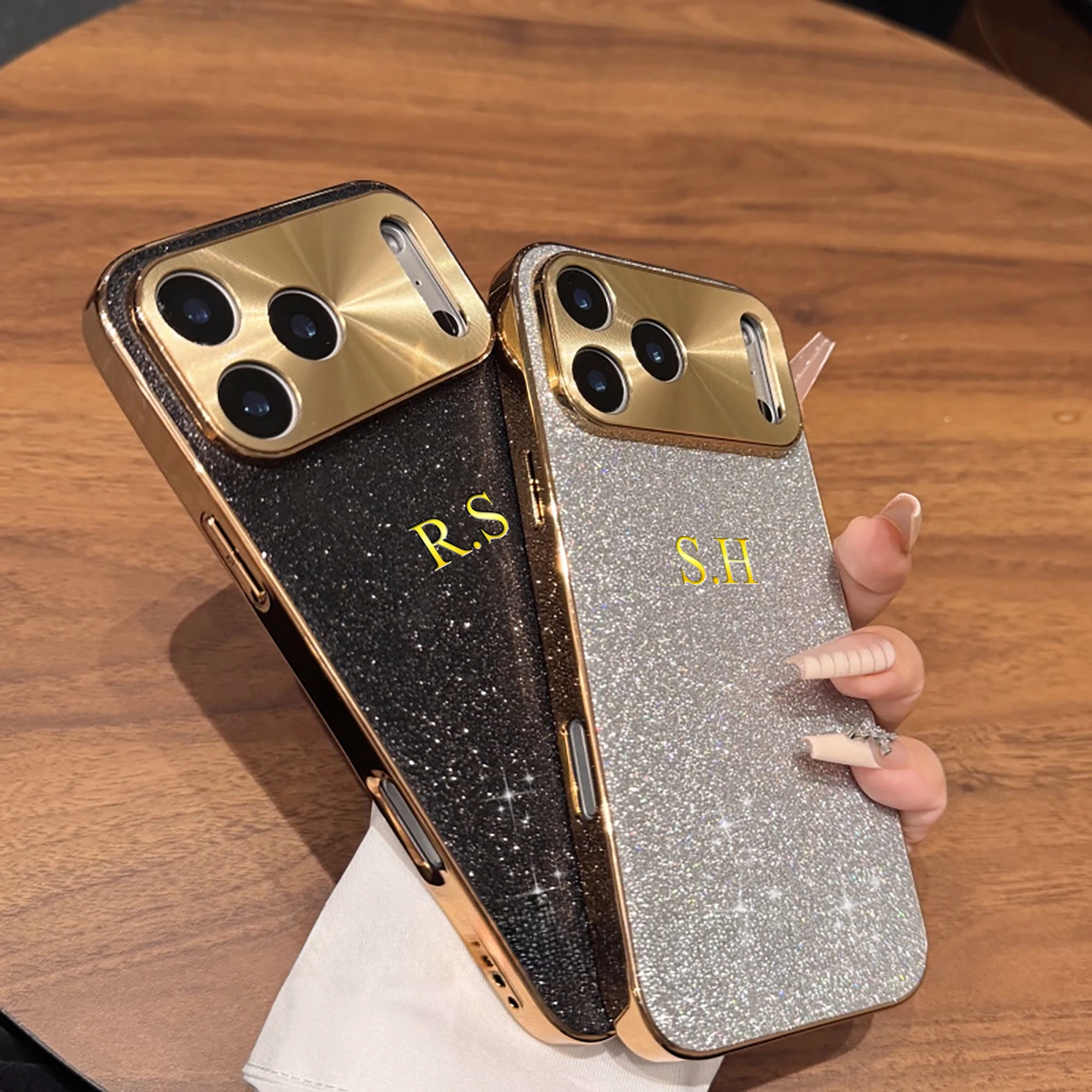 Custom Name Sparkling Glitter Phone Case for iPhone 13 14 thumbnail 6