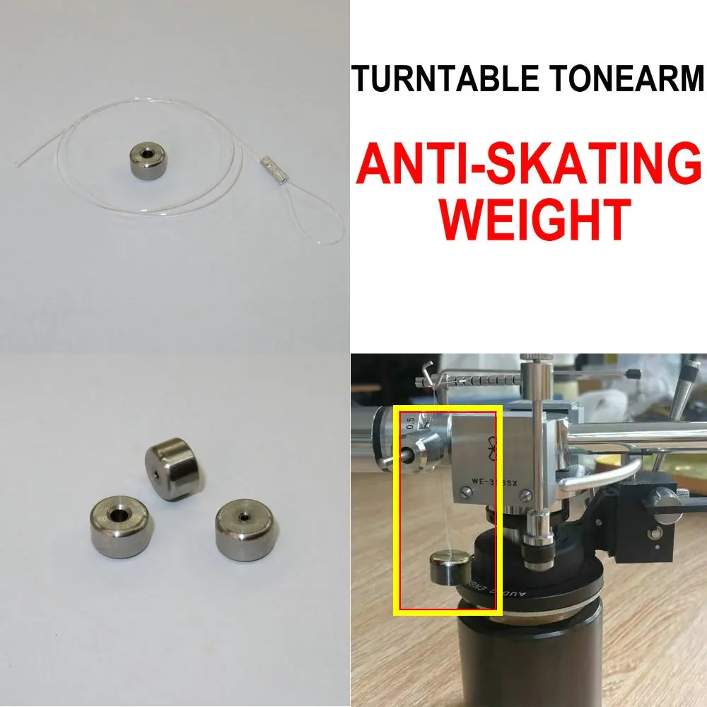 2 Gram Turntable Anti-Skate Weight Generic Anti-skating Turntable Weight SME3009 SME3012