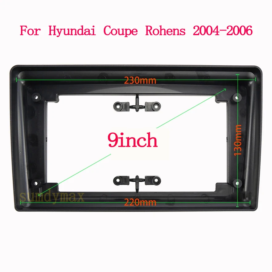

2 Din Автомобильная радиоустановка Fascia Для Hyundai Coupe Rohens 2004-2006 DVD стерео рамка пластина адаптер Монтажная Рамка для приборной панели