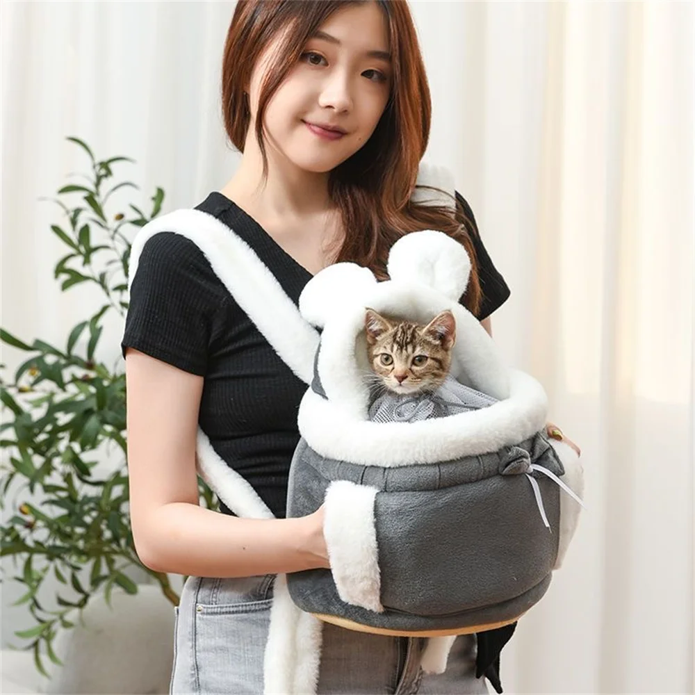 Winter Warm Pet Backpack Carrier for Small Dogs