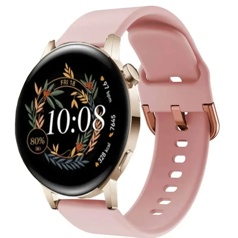 20mm Silicone Watch Strap - Universal Fit, Sporty Design