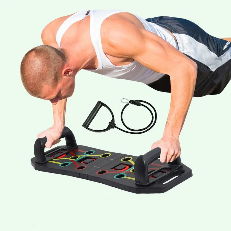 Gym Equipment Foldable Multifunctional System Muscle Push Up Board