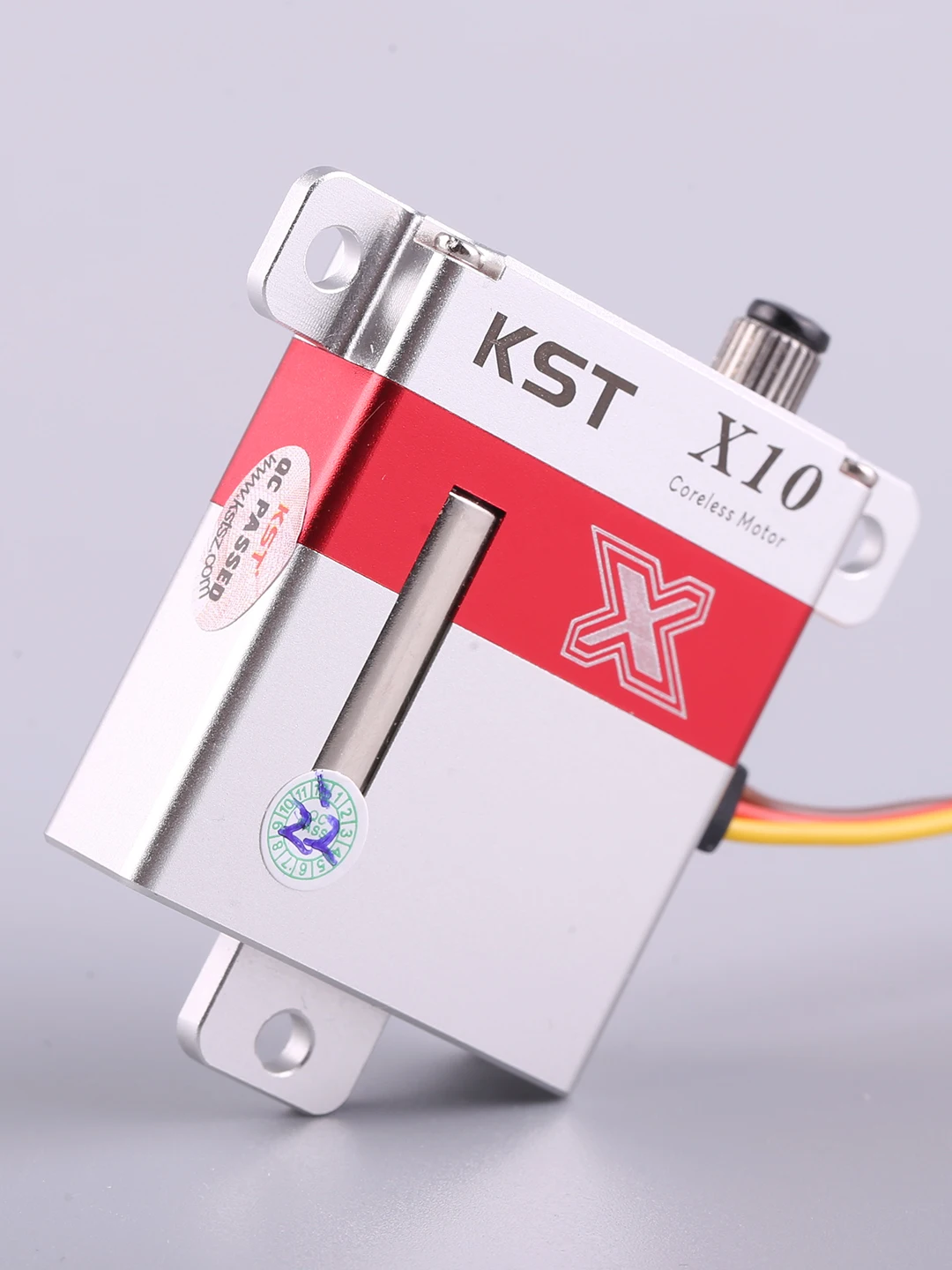 

KST X10 Metal Gear Servo Fixed Wing High Pressure and High Torque Aircraft Model Steering Gear With Metal Extended Arm