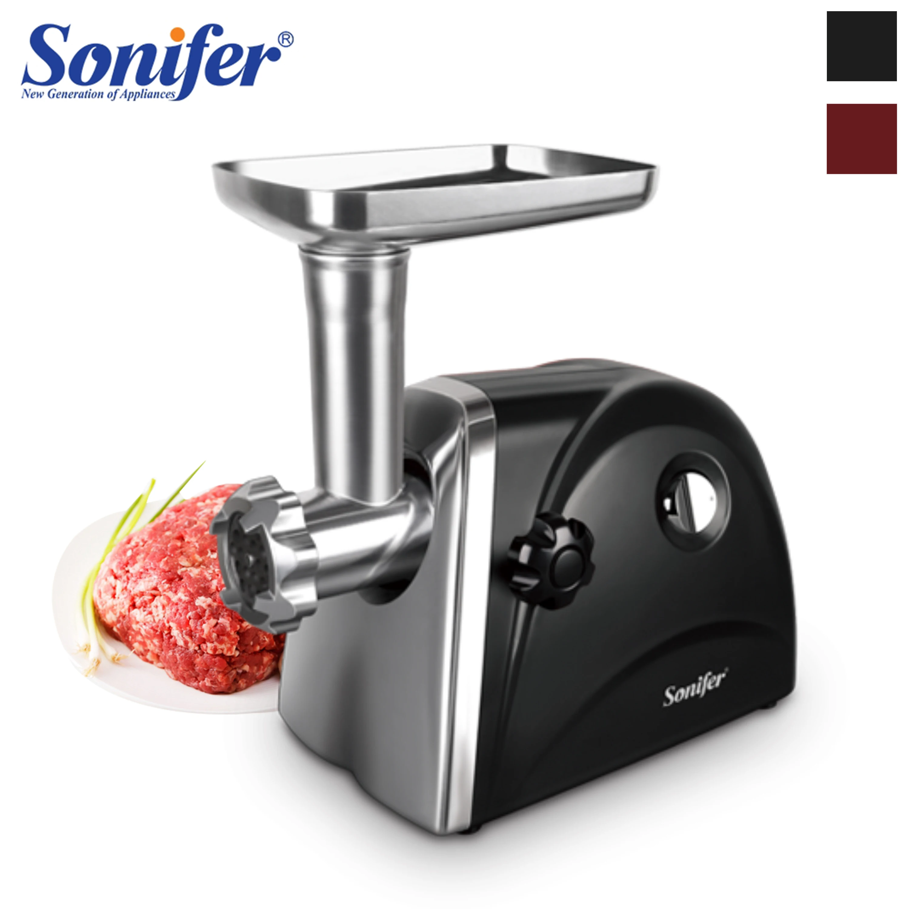 

1500W Electric Meat Grinders Stainless Steel Heavy Duty Mincer ​Sausage Stuffer Food Processor Home Appliances Chopper Sonifer