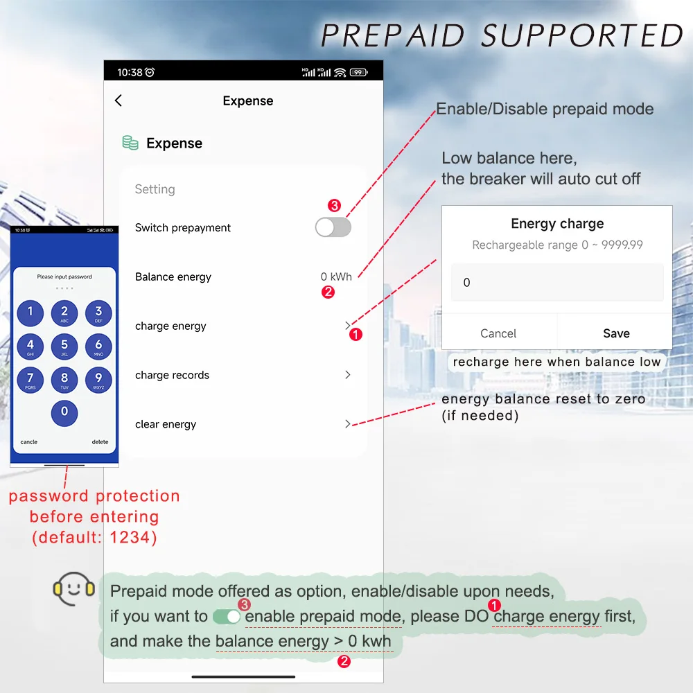Tuya WiFi Three Phase 4P 100A Auto-Reclosing Over Under Voltage Protector Prepai