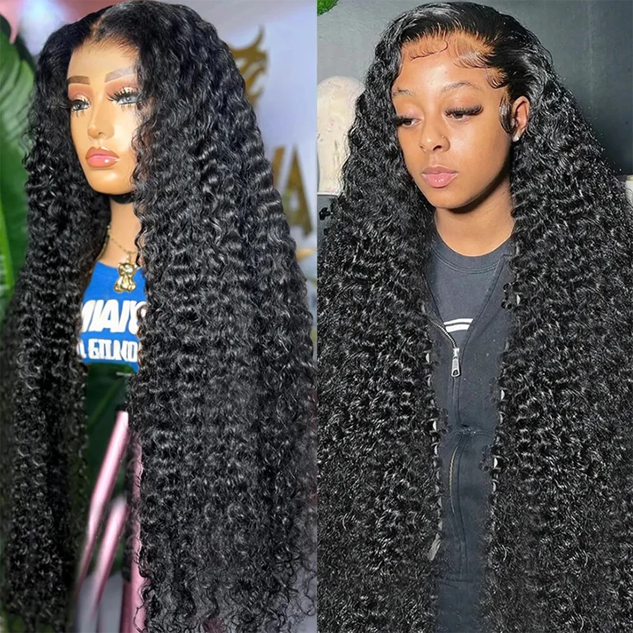 Human Hair Wig Lace Front Wig Human Hair Wigs Front Lace Wig Loose Deep Wave Frontal Wig 13x6 Lace Water Wave Curly Wigs Brazilian 13x4 Transparent Lace Front Wig For Women