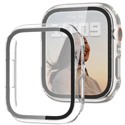 Set de Verre Premium et Coque - Bumper en PC Dur pour Apple Watch