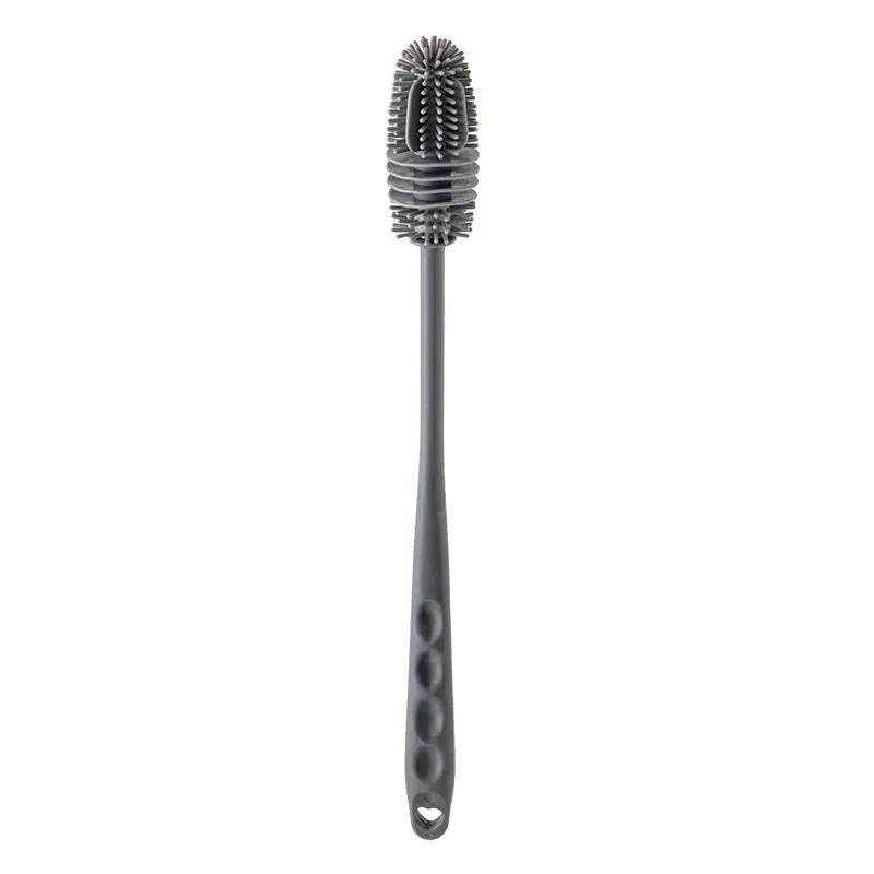 Silicone Long Handle Kitchen and Bottle Cleaning Brush