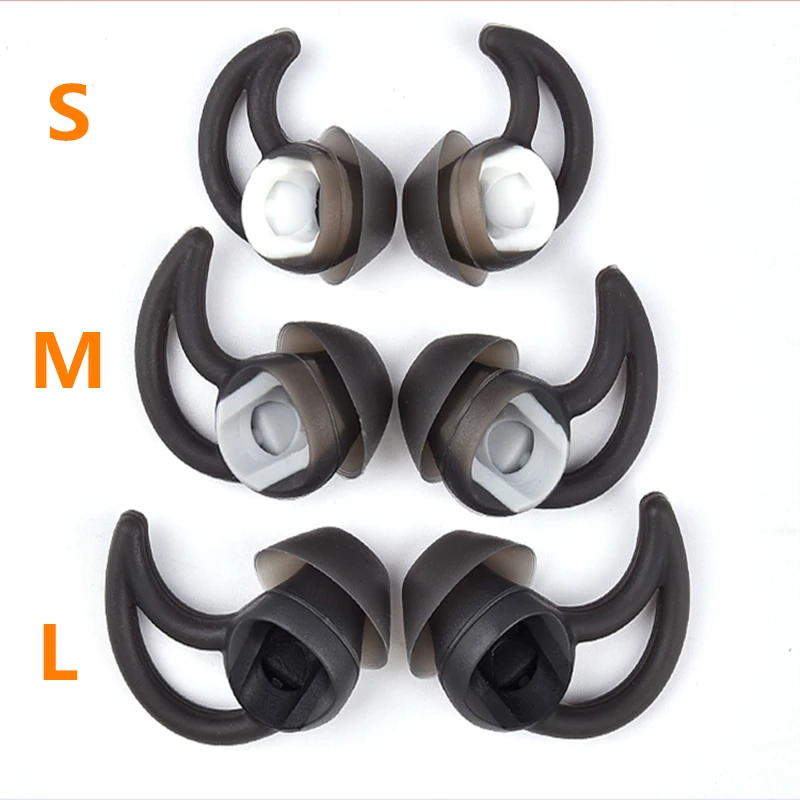 Pairs Silicone Replacement Earbuds Ear Tips for Bose QC20 QC30