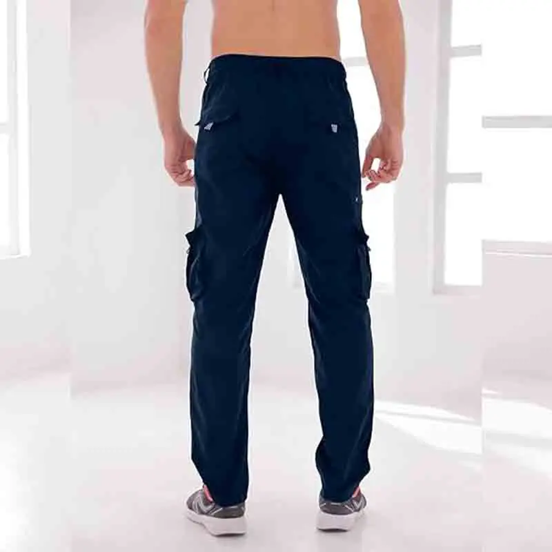 Men Outdoor Cargo Pants Lightweight Tactical Pant Hiking Jogger Classic Fit Multi Pockets Sports Work Trousers Brand Clothing